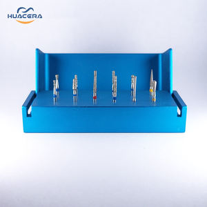 Huacera 4104A Kit di frese diamantate laboratorio dentale in carburo di alta qualità punte Router per fresatrice intarsio preparazione Onlay per - Product Image 1