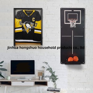 Marco de Exhibición XL para Camisetas, Madera Negra, Caja de Sombra Jumbo para Hockey y Fútbol Americano, para Tiendas Deportivas y <span class=keywords><strong>Subastas</strong></span> - Product Image 4