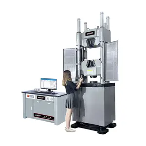 Máquina de prueba Universal hidráulica, alta precisión, 1000kn, computarizada