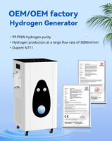 Máquina de Generación de Gas Hidrógeno OEM ODM Profesional de Gran Caudal (3000 ml), Electrolisis de Agua PEM, Inhalador de Gas Hidrógeno Puro