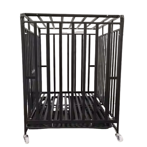 Ferforje sanat özel Pet House kafes <span class=keywords><strong>Husky</strong></span> açık çift kapı kulübesi kedi köpek Pet evrensel muhafaza - Product Image 5