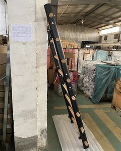 Torre di potenza con la barra di tiro e la stazione di immersione HRAT60 scala di allenamento in legno e acciaio per palestra - Product Image 5