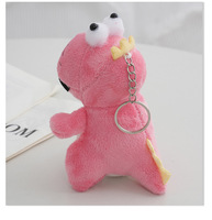 Petites peluches Big Eye dinosaure porte-clés en peluche dragon porte-clés en peluche doux jouets en peluche peluche mini animaux dinosaures