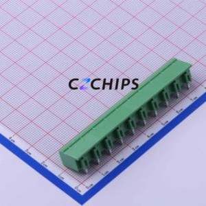 KF2EDGRC-7.62-10P Plug-in Terminal Block Bent Lead Through Hole,P=7.62mm Board-to-Board / Socket - Closed 1x10P 7.62mm Green - Product Image 2