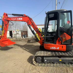 ชั่วโมงการทำงานต่ำ! รถขุด Kubota u55 u40 ปี 2020 สภาพดี รถขุดขนาดเล็ก U55 น้ำหนัก 5.5 ตัน รถขุดตีนตะขาบมือสอง เครื่องจักร Kubota kx163 kx165 - Product Image 3