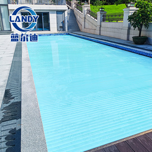 Couvre-<span class=keywords><strong>piscine</strong></span> robuste pour PC, résistant aux UV, imperméable, couvre-<span class=keywords><strong>piscine</strong></span> rétractable automatique pour <span class=keywords><strong>piscine</strong></span> extérieure - Product Image 4