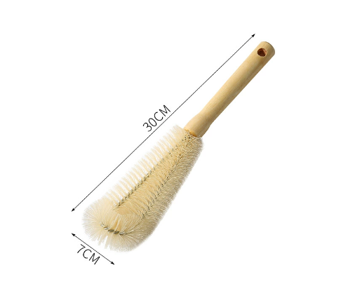 Manche en bois style court 30cm