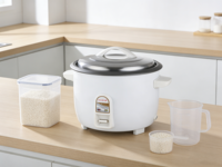 Autocuiseur Électrique Automatique à Contrôle Numérique avec Minuteur, en Acier Inoxydable, Capacités 3.6L, 4.2L, 5.6L, 6.6L, 8L, 10L, avec Tasse à Mesurer – Vente en Gros