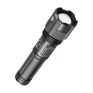 1600 XHP70 light usb rechargeable flashlights micro usb charging 1000lm torch light led flashlights aluminum 5modes flash to