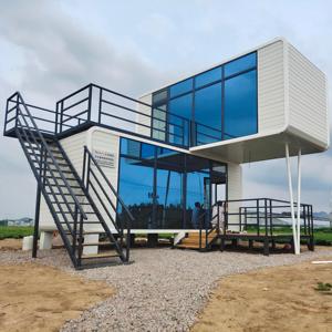 <span class=keywords><strong>Casa</strong></span> Capsula Prefabbricata di Lusso Personalizzata per Esterni, <span class=keywords><strong>Mini</strong></span> Ufficio Mobile a Due Piani, Cabina Insonorizzata per Glamping - Product Image 2