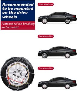 Xe Lốp Chuỗi Hợp Kim Thép Công Cụ Xe Knos 9Mm Tuyết Chuỗi Lốp Chuỗi - Product Image 4