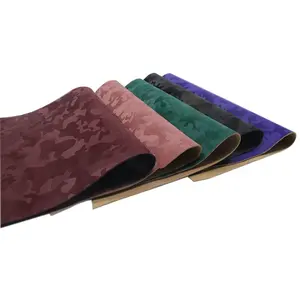 Camouflage pattern reflective pu leather for making shoes and bags