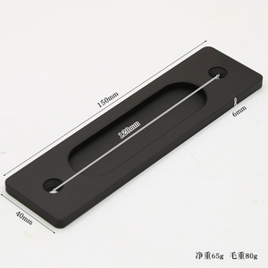 High Quality Metal Kitchen Cabinets Furniture Wardrobe Handle No Groove Sliding Door Window Handle Modern <b>for</b> Bathroom Drawers - Product Image 5