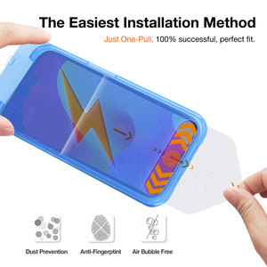 Kit d'installation facile, applicateur sans poussière, <span class=keywords><strong>film</strong></span> protecteur d'écran en verre trempé transparent 9H pour Samsung S25 S24 S23 S22 PLUS - Product Image 5