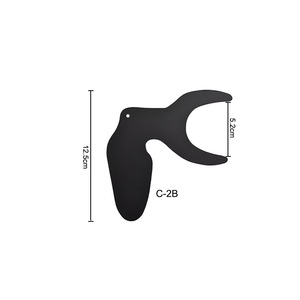 Foto dentale specchio intraorale ortodontico sfondo nero piastra di bordo Set kit di contrasto foto dentale - Product Image 5