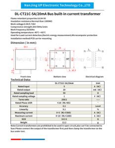 Transformador de Corriente NJXSE DL-CT21C 1A/10mA 5A/5mA 5A/2.5mA, Montaje de 4 Pines, Mini Transformador CT 100mA/10mA, Precio de Fábrica - Product Image 6