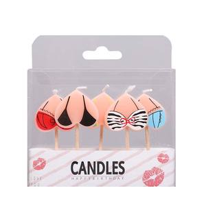 เทียนวันเกิดสีสันสดใสสำหรั<span class=keywords><strong>บ</strong></span>ตกแต่งงานปาร์ตี้การออกแบ<span class=keywords><strong>บ</strong></span><span class=keywords><strong>บ</strong></span>ิกินี่เซ็กซี่ที่กำหนดเอง - Product Image 4