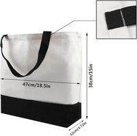 Sacs fourre-tout pour sublimation, sacs fourre-tout personnalisables avec logo, sacs fourre-tout en toile vierge pour le bricolage et la décoration