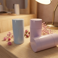 Bouteilles de déodorant vides écologiques de 50 ml à visser, cylindriques, avec bouchon rotatif, pour remplissage de stick – Vente chaude