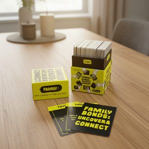 Cartes à Jouer Personnalisées Écologiques pour Jeu de Société Familial avec Conversation Personnalisée pour Fêtes et Utilisation en Intérieur - Product Image 1