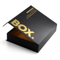 Emballage de boîte magnétique rigide en papier de carton recyclable de taille personnalisée boîte cadeau magnétique pliable de luxe avec couvercle magnétique