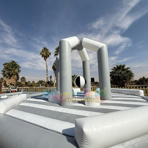Gigantesco Percorso a Ostacoli Gonfiabile per Feste all'Aperto, <span class=keywords><strong>Gioco</strong></span> Estremo e Divertente Wipeout Challenge con Sfera Demolitrice - Product Image 2