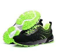 Chaussures de sécurité légères certifiées CE JIANKUN pour hommes – Confortables, respirantes, en maille, antidérapantes, avec embout en acier, style baskets de sport