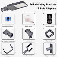 Lampe de rue LED BBIER Factory 50W 100W 150W, type Shoebox, pour extérieur, IP66, pour parking