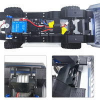 Kit de fixation de la coque de carrosserie et du support de colonne de siège en métal, compatible avec les pièces de rechange de mise à niveau pour crawler RC 1/24