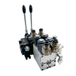 Vanne de commande directionnelle sectionnelle électro-hydraulique à double effet DCV60 60L/min 2 bobines, Fabricant direct et OEM/ODM - Product Image 6