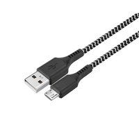 Vente en gros câble micro USB en cuivre pur chargeur de transfert de données tressé en PVC pour téléphones mobiles 3A charge rapide type-c-type-c
