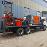 Machine de forage de puits d'eau montée sur camion, équipement de forage minier de 200 m de profondeur