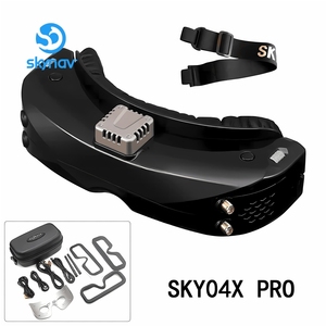 Gafas FPV Skyzone SKY04X PRO 5.8Ghz 48CH, compatibles con HDMI 2D/3D, con Headtracker integrado, ventilador, DVR y cámara, para drones FPV <span class=keywords><strong>de</strong></span> carreras y aviones RC. - Product Image 4