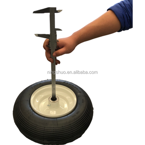 थोक 365x84mm <span class=keywords><strong>wheelbarrow</strong></span> प्रतिस्थापन टायर 350-8 हवा भरी inflatable पहिया 13 16 इंच वायवीय रबर पहिया - Product Image 6