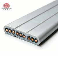SZYL TVVBP Steuerungs-Biegefestes Hochhaus-Flachflexibles Aufzugskabel PVC-Isoliertes Kupferleiterkabel