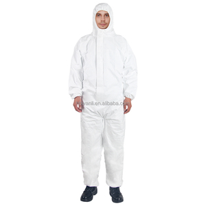 Combinaison de protection individuelle (CPI) Cat.III Type 5/6 légère, en tissu Flashspun, imperméable et résistante aux produits chimiques, avec capuche - Product Image 1