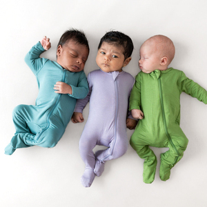 Hongbo Áo Liền Quần Trẻ Em Có Khóa Kéo Mềm & Không Gây Dị Ứng Bơ Chất Liệu Thoáng Khí 97% Sợi Tơ Nhân Tạo Tre, 3% Spandex - Product Image 1