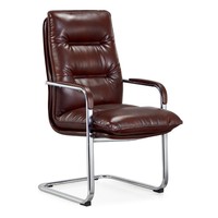 Chaise de bureau et ensemble de bureau en cuir moderne pour les visiteurs de la conférence exécutive avec design ergonomique et