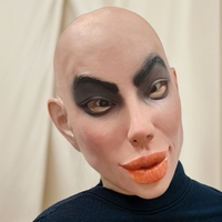 Masque intégral en latex souple pour femme, grand-moisson, moche et drôle, pour Halloween, fête costumée, cosplay - Effet terrifiant et amusant pour le carnaval