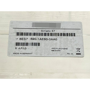 ใหม่เอี่ยม 100% ของแท้ 6ES7590-1AE80-0AA0 S7-1500 รางยึด 6ES7590-1AE80-0AA0 - Product Image 4