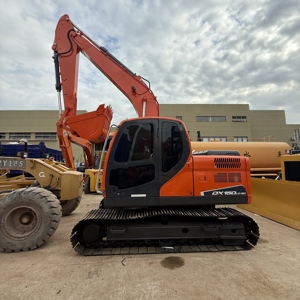 Excavatrice sur chenilles Doosan DX150LC d'occasion, 14 tonnes, hydraulique, avec moteur et composants de transmission, bon état, à vendre - Product Image 1