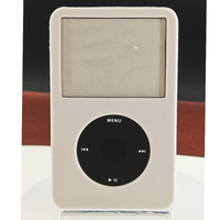 Funda Protectora Rígida Transparente Negra y Blanca para iPod 5ta, 5.5ta Generación Video 60GB 80GB, 6ta Generación Classic 160GB, para Carcasa de 13.5mm