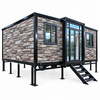 Maisons modulaires préfabriquées OEM, maison-conteneur sur châssis de remorque pour les développements immobiliers commerciaux mobiles