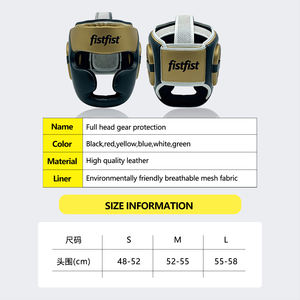 หมวกกันน็อคชกมวยแบบพกพา OEM ODM ปิดมิดชิดสำหรับฝึกซ้อม ซานด้า หน้ากากหนาพิเศษ ป้องกันใบหน้า สำหรับมวยไทย - Product Image 4