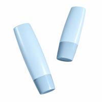 Bouteille plate en PEHD en gros, tube cosmétique givré rechargeable, pour crème solaire, crème pour les mains, crème BB, fond de teint, lotion, parfum
