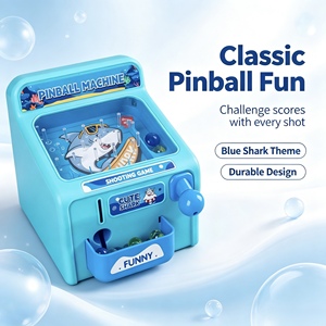 Macchina da Gioco Retrò con Biglie, Gioco da Tavolo Educativo per Ragazzi e Ragazze, 4 Colori, con Biglie e Monete da Gioco - Product Image 6