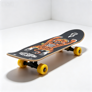 Patineta de Surf Personalizada con Impresión Completa, 9.84*31 Pulgadas, Madera de Arce, 6+2 Tablas de Fibra de Vidrio, Ejes de PU con Rodamientos de Cerámica - Product Image 5