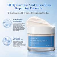 Crème Visage Personnalisée OEM Anti-Âge Hydratante Éclaircissante et Blanchissante au Complexe d'Acide Hyaluronique 4D et Camélia Herbal