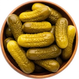 Canned Seasoned <b>Pickled</b> Cucumbers in Glass Mason <b>Jar</b> with Vinegar Preservation Salty Flavor European Style - Product Image 4