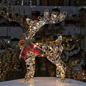 Christmas Deer Decoration Light LED Reindeer Elk Luminous Sculptures Winter Garden Lawn Outdoor Yard Christmas Ornaments - Product Image 6